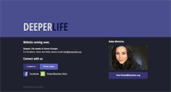 Desktop Screenshot of deeperlife.org